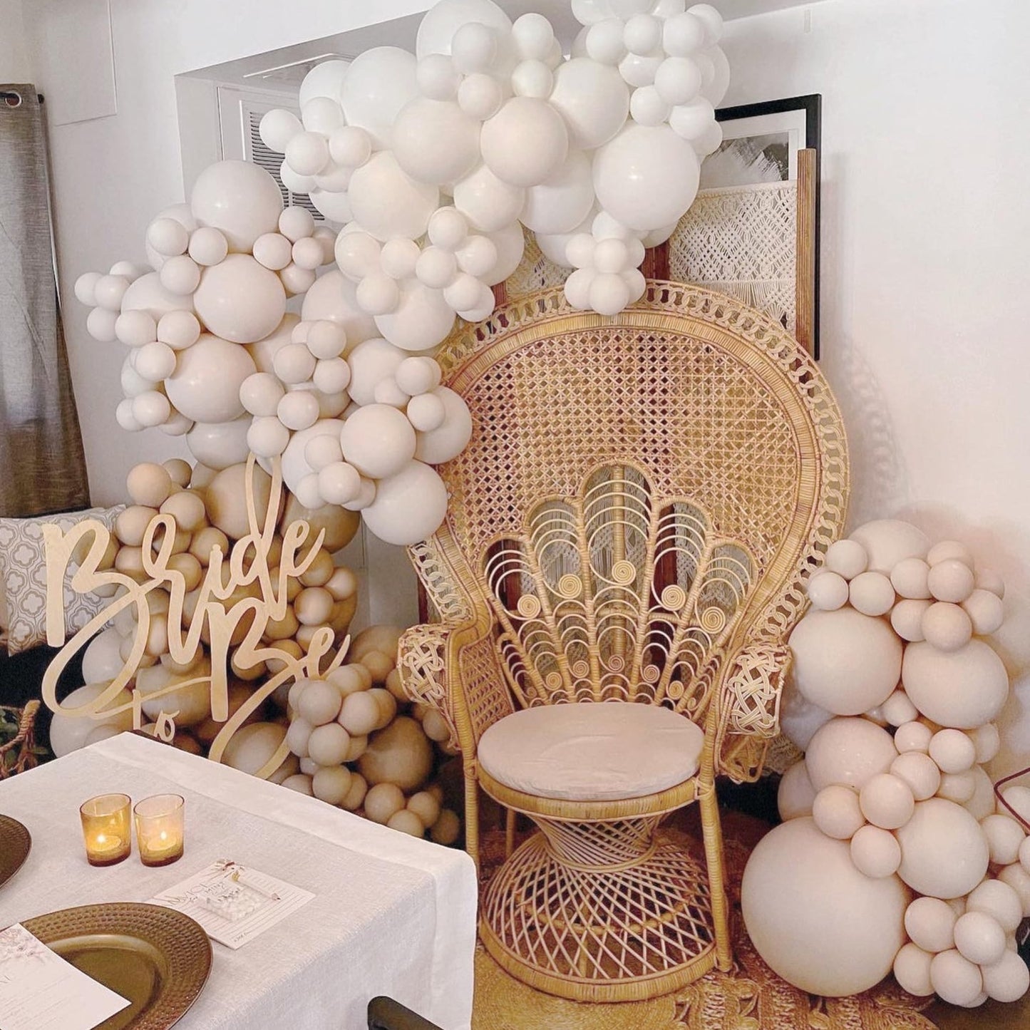 Peacock Chair Bridal Shower