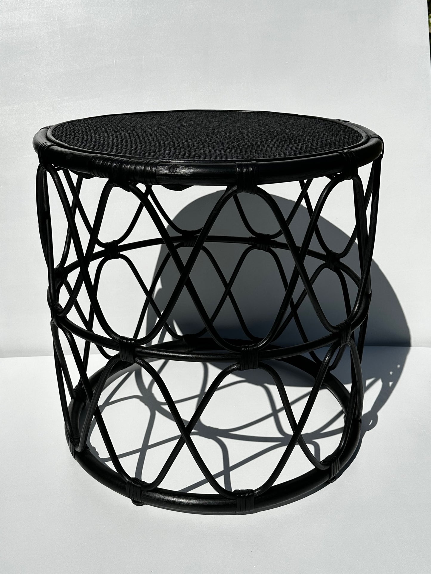 Jewel Side Table in Black