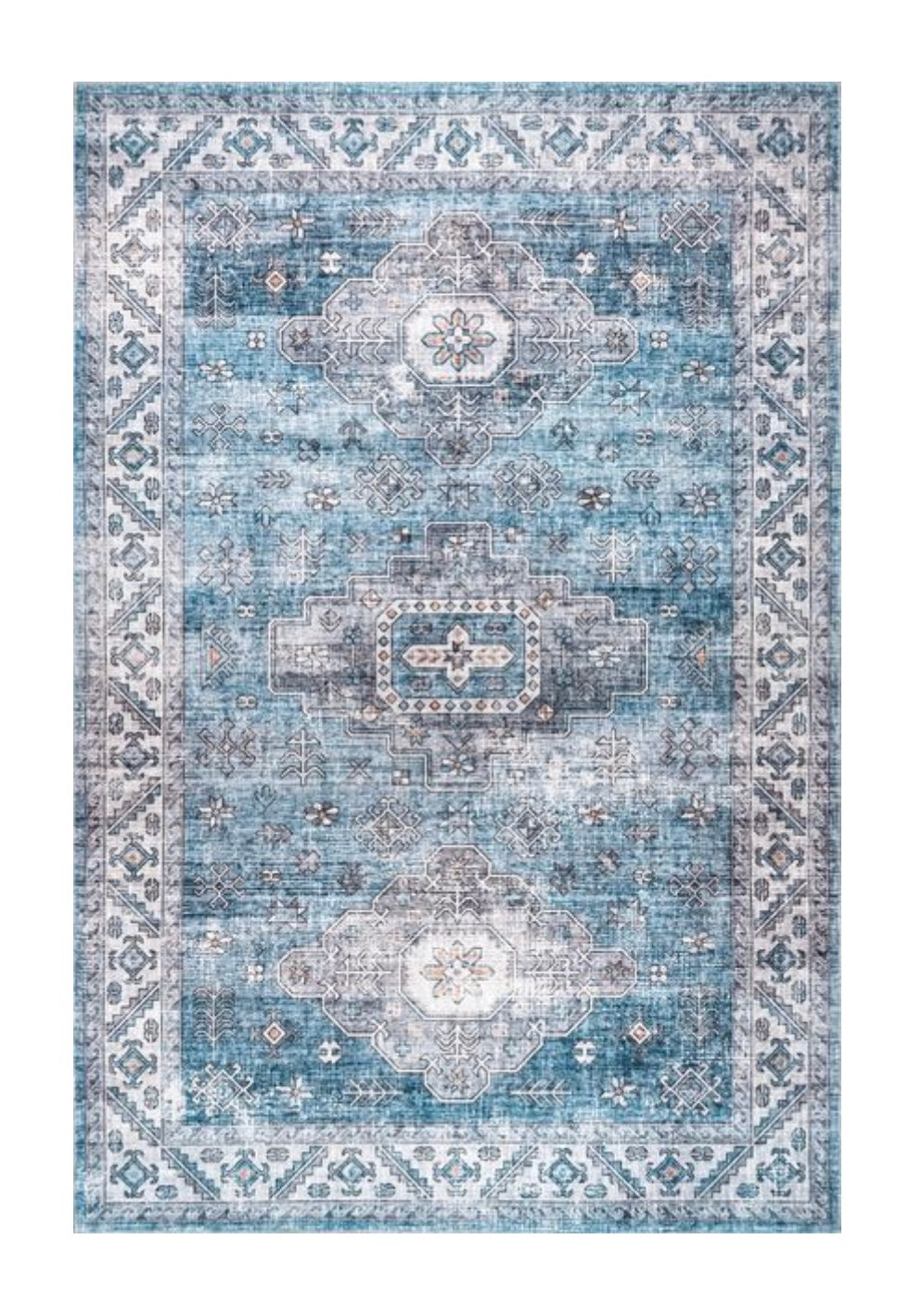Mystic Blue Boho Rug