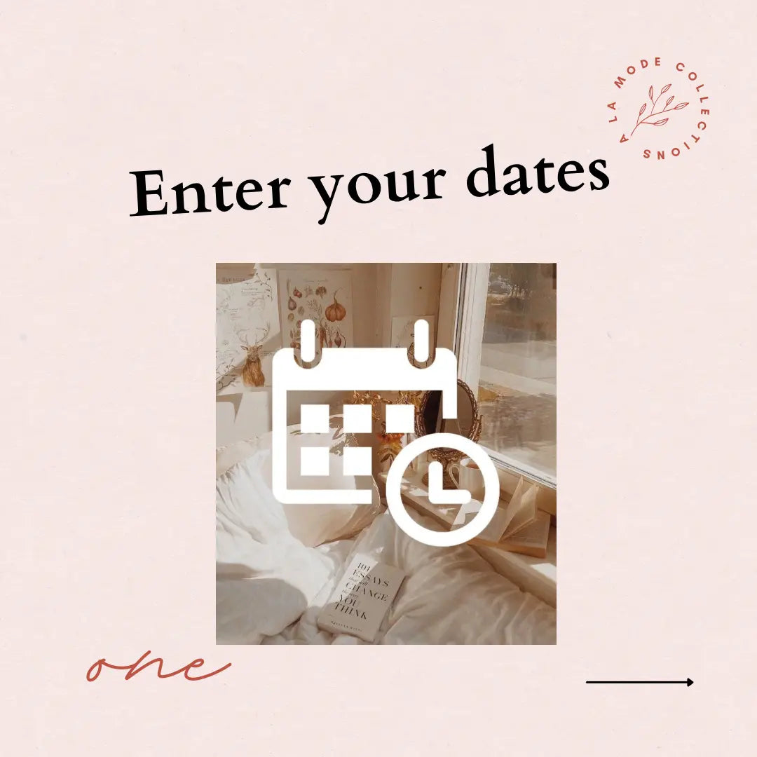 Enter Your Dates