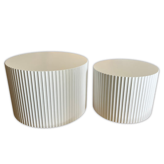 White Ripple Coffee Tables