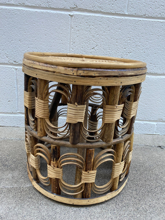 Decorative Bamboo Side Table